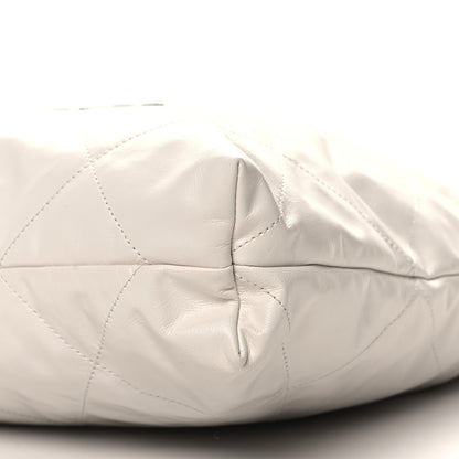 Chanel Shiny Calfskin Quilted Chanel 22 White 11 of 11