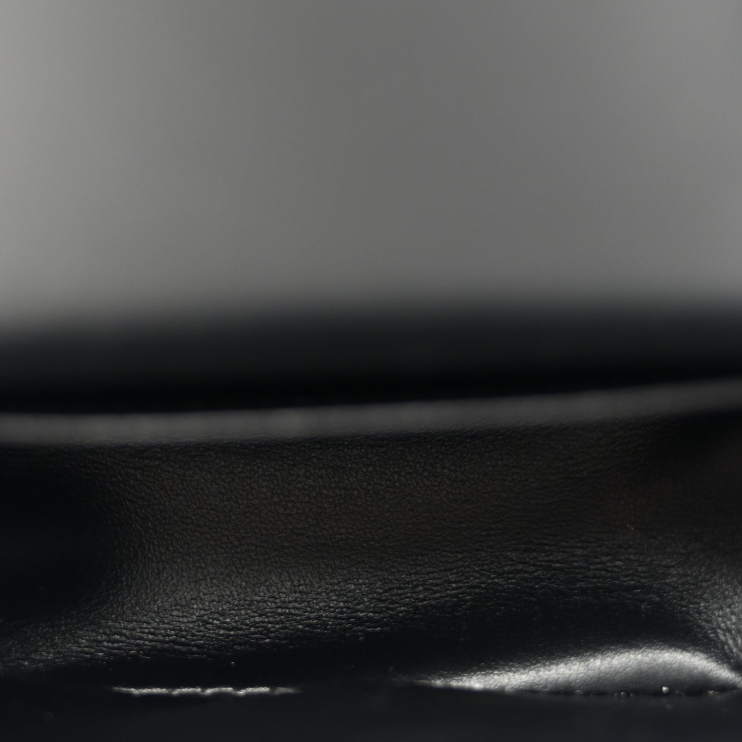 Shiny Calfskin Mini Triomphe Black