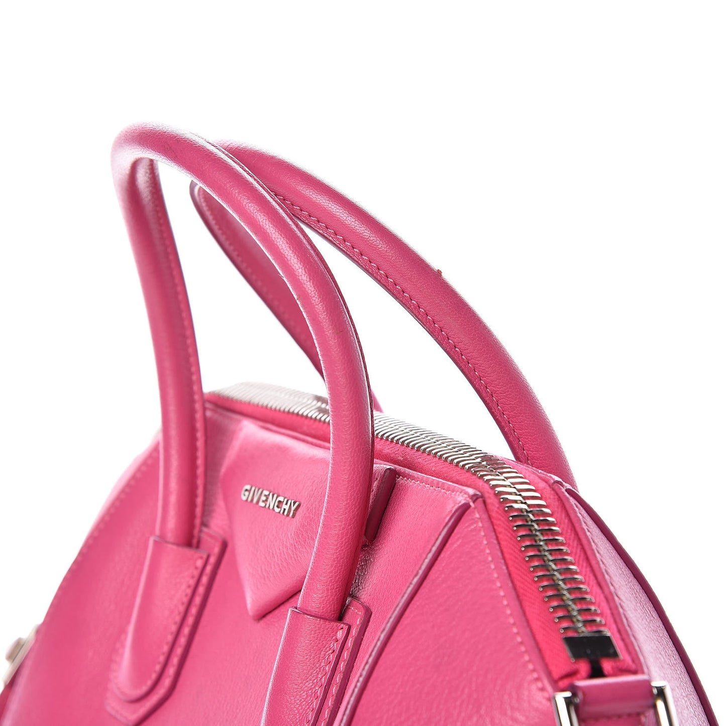 Sugar Goatskin Small Antigona Fuchsia