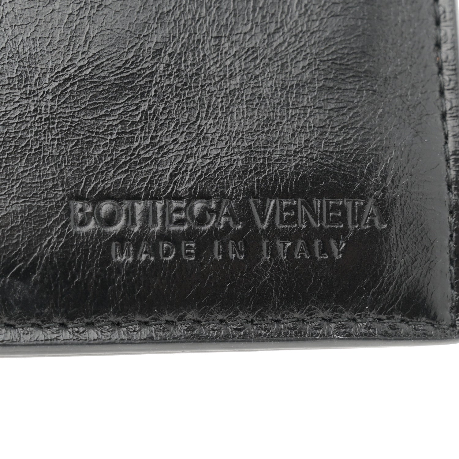 Bottega Veneta Calfskin Foulard Intreccio Discovery Athene Black 7 of 12