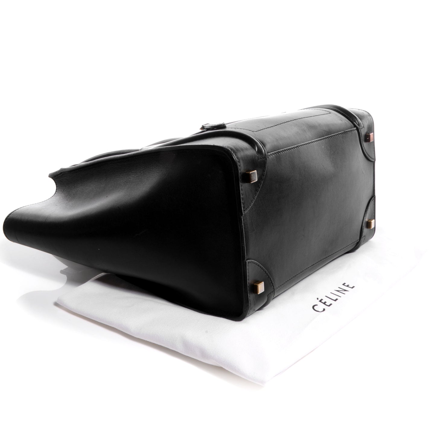 Palmelato Leather Mini Luggage Black