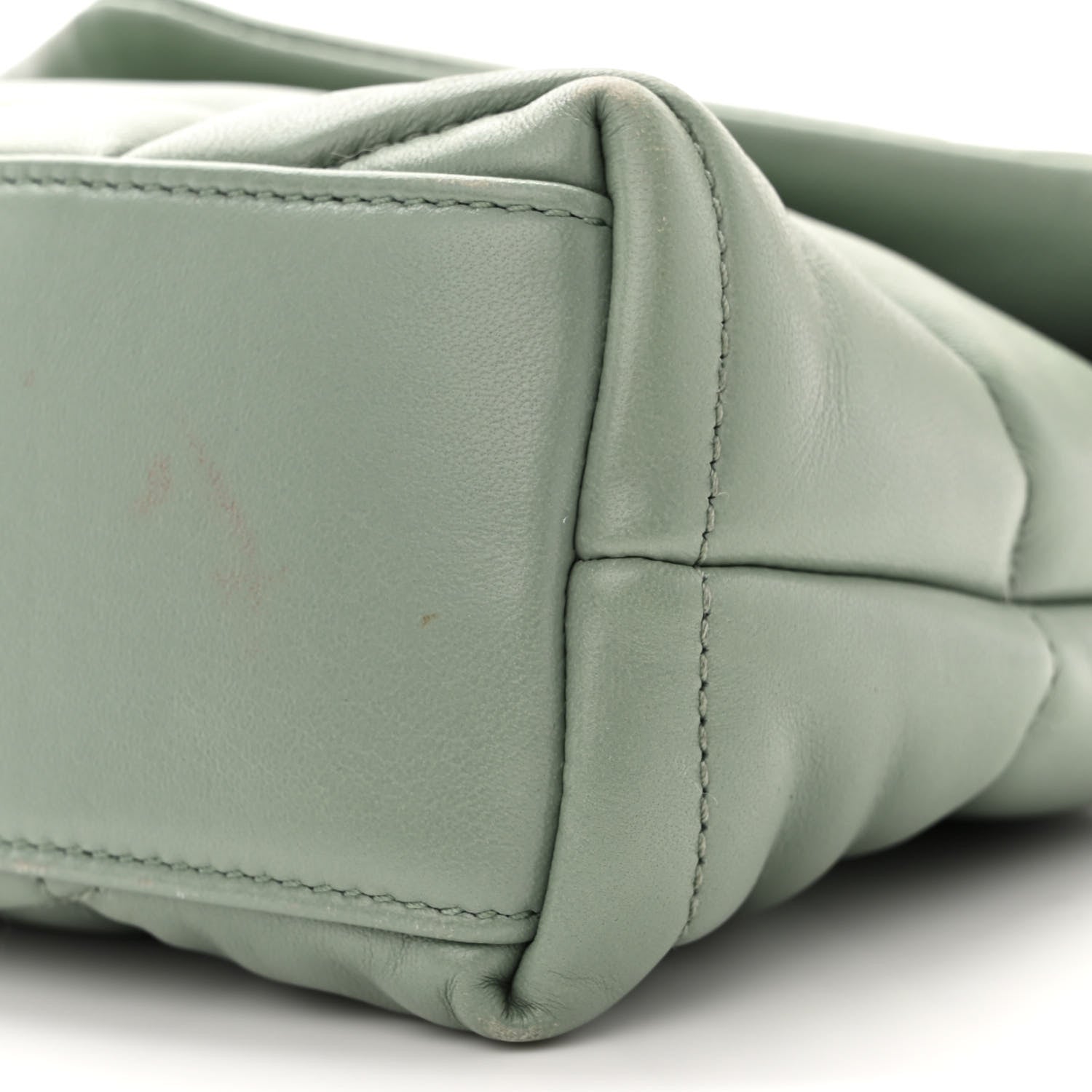 Saint Laurent Lambskin Quilted Toy Loulou Puffer Monogram Chain Satchel Mint 10 of 12