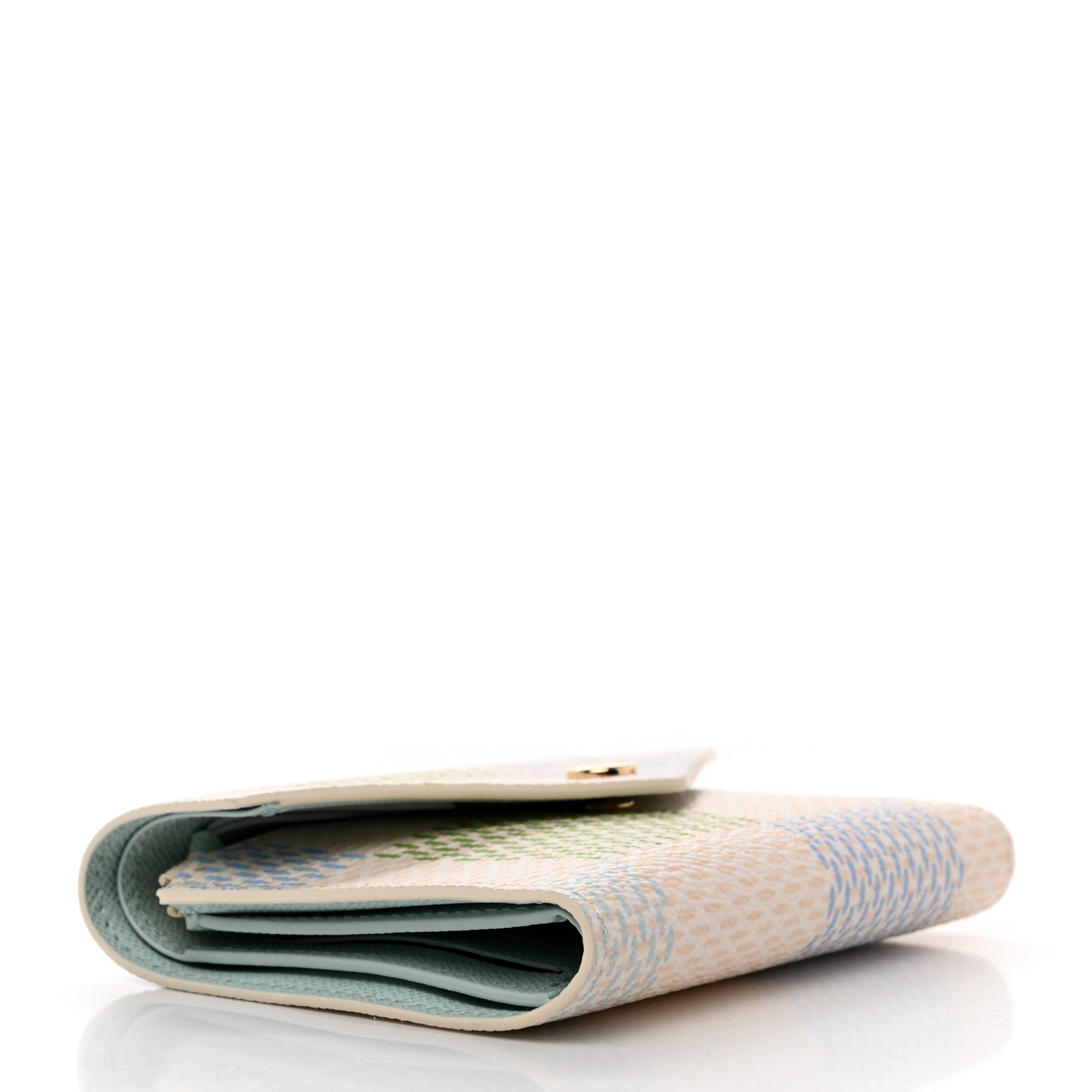Giant Damier Victorine Wallet Pistache