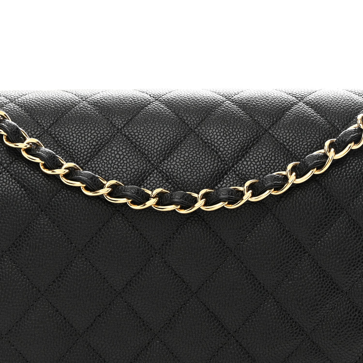 Chanel Caviar Quilted Maxi Double Flap Black 14 of 27