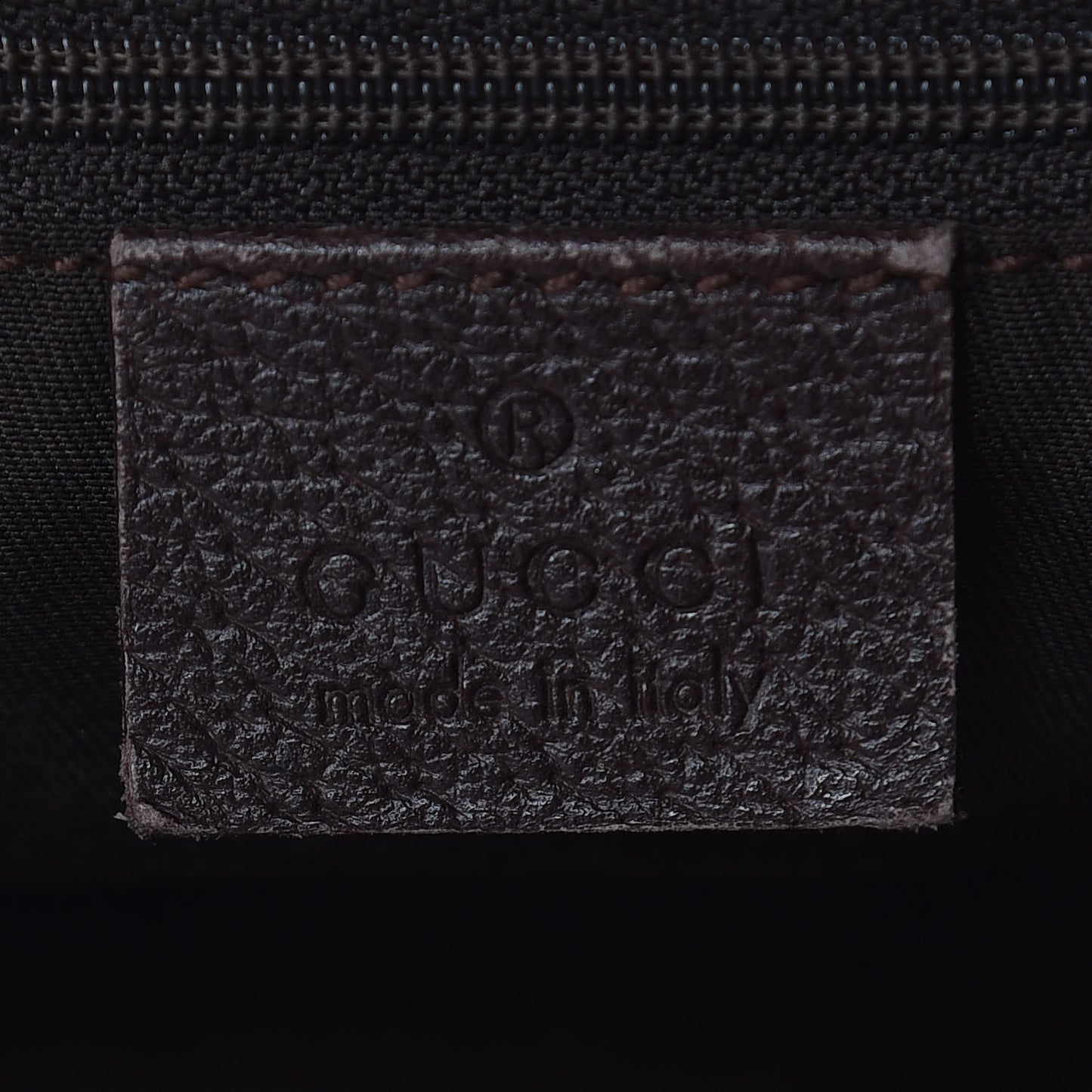 Monogram Large Abbey Tote Dark Brown