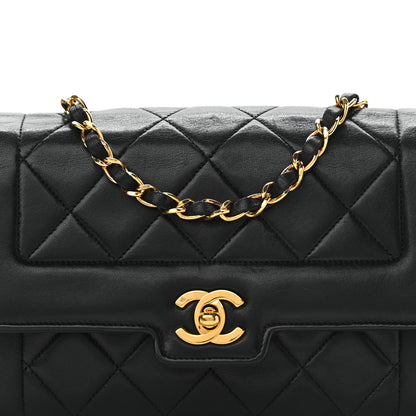 Chanel Lambskin Quilted Small Single Flap Black 8 of 13