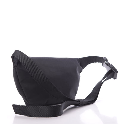 Balenciaga Sport Nylon Logo Embroidered Wheel Belt Bag Black White 3 of 10