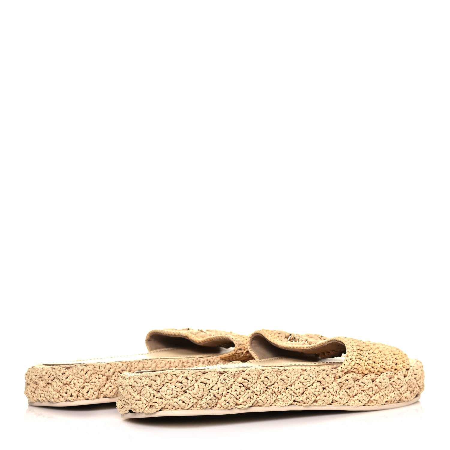 Chanel Cord Braided CC Mules 41 Light Beige 5 of 8