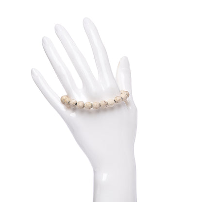 David Yurman Sterling Silver Riverstone 8mm Spiritual Beads Bracelet 2 of 5