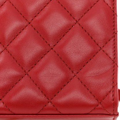 Chanel Calfskin Quilted Medium Triple Flap Red 17 of 17