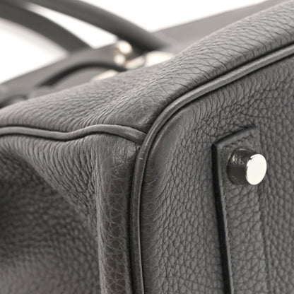 Hermes Togo Horseshoe Birkin 35 Graphite Vert Bengale 11 of 20