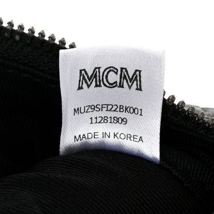 MCM Visetos Medium Belt Bag Black 7 of 10