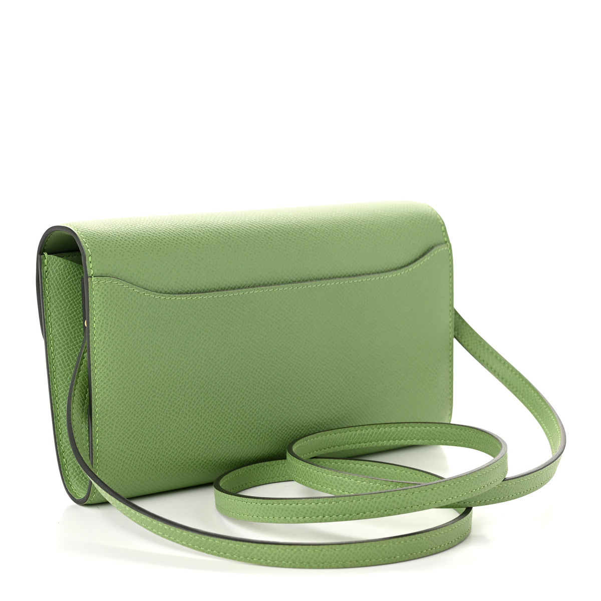Hermes Epsom Alligator Lizard Constance Wallet To Go Vert Criquet Cactus Beige Sable Ombre 3 of 11