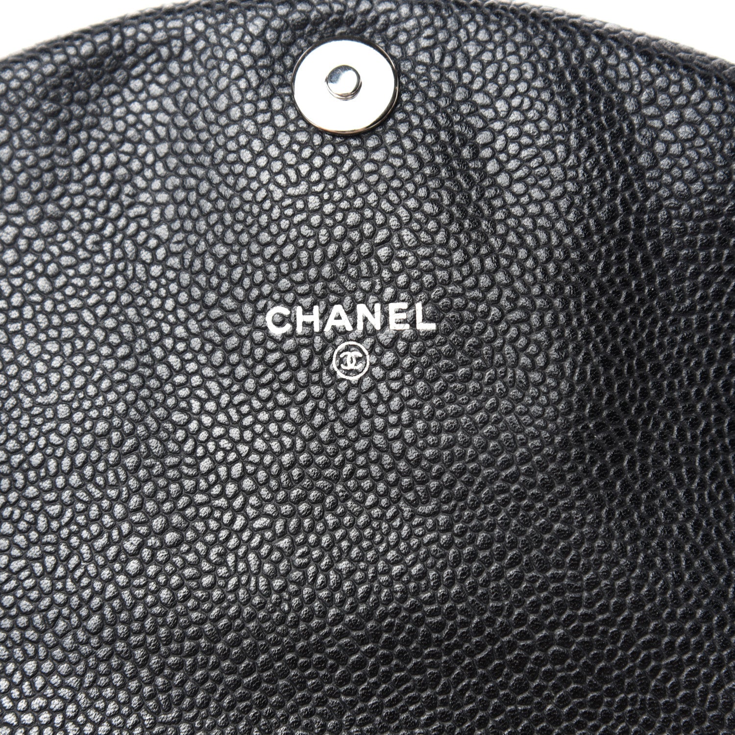 Chanel Caviar Half Moon Wallet On Chain WOC Black 6 of 11