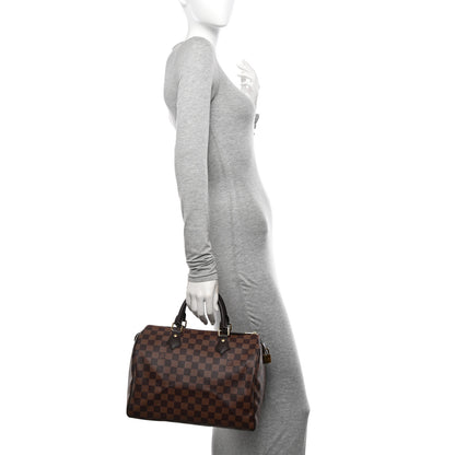 Louis Vuitton Damier Ebene Speedy 30 2 of 9