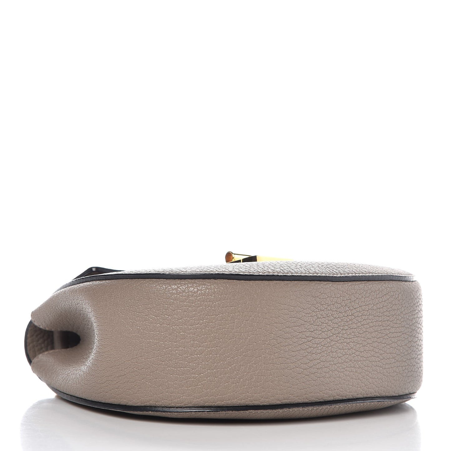 Grained Lambskin Mini Drew Shoulder Bag Motty Grey