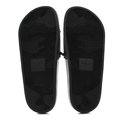 Valentino Garavani Rubber Rockstud Slide Sandals 39 Black 6 of 9