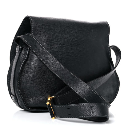 Chloe Calfskin Medium Marcie Round Crossbody Bag Black 3 of 21