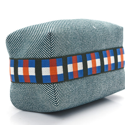 Hermes Wool Small Bride-A-Brac H Natte Pouch Bleu 8 of 10
