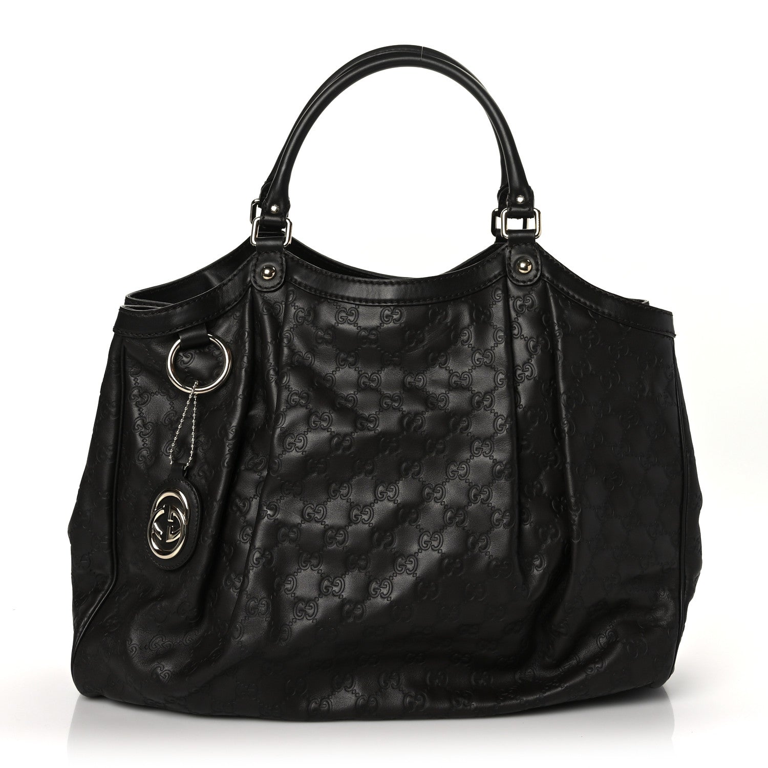 Gucci Guccissima Vitello Tender Large Sukey Tote Testa di Moro 1 of 9