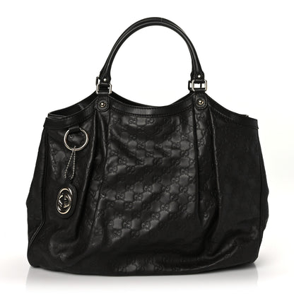 Gucci Guccissima Vitello Tender Large Sukey Tote Testa di Moro 1 of 9