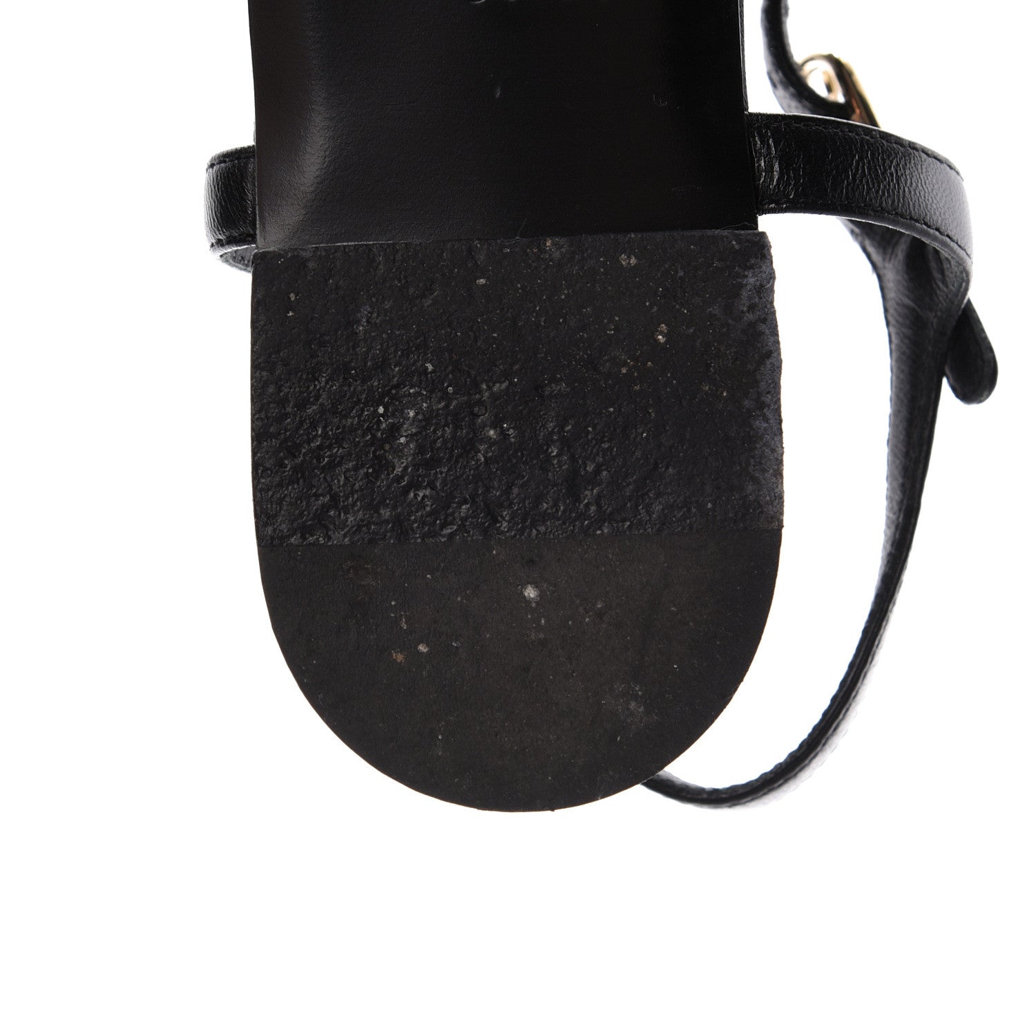 Chanel Lambskin Camellia Thong Sandals 38.5 Black 12 of 18