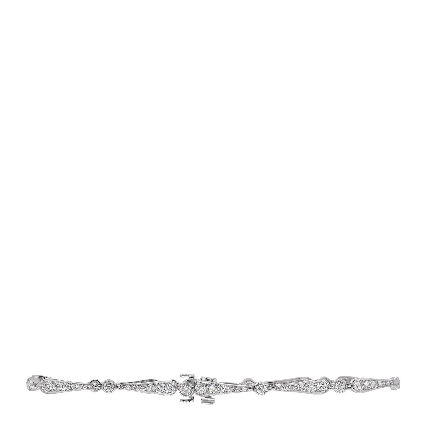 Platinum Diamond Jazz Bracelet