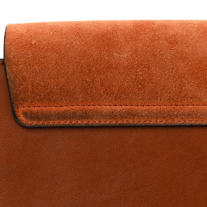 Chloe Suede Calfskin Small Faye Shoulder Bag Tobacco 11 of 11