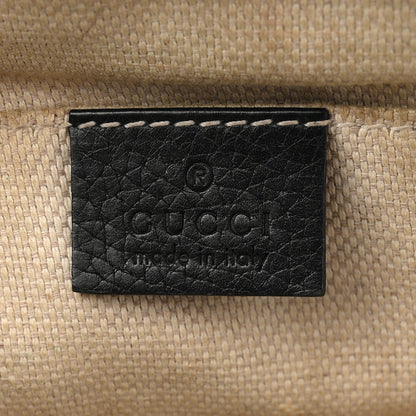 Gucci Pebbled Calfskin Small Soho Disco Bag Black 6 of 17