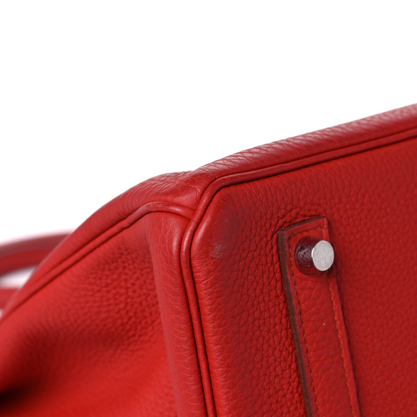 Togo Birkin 35 Rouge Casaque