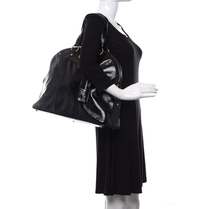 Saint Laurent Patent Oversized Muse Black 2 of 10