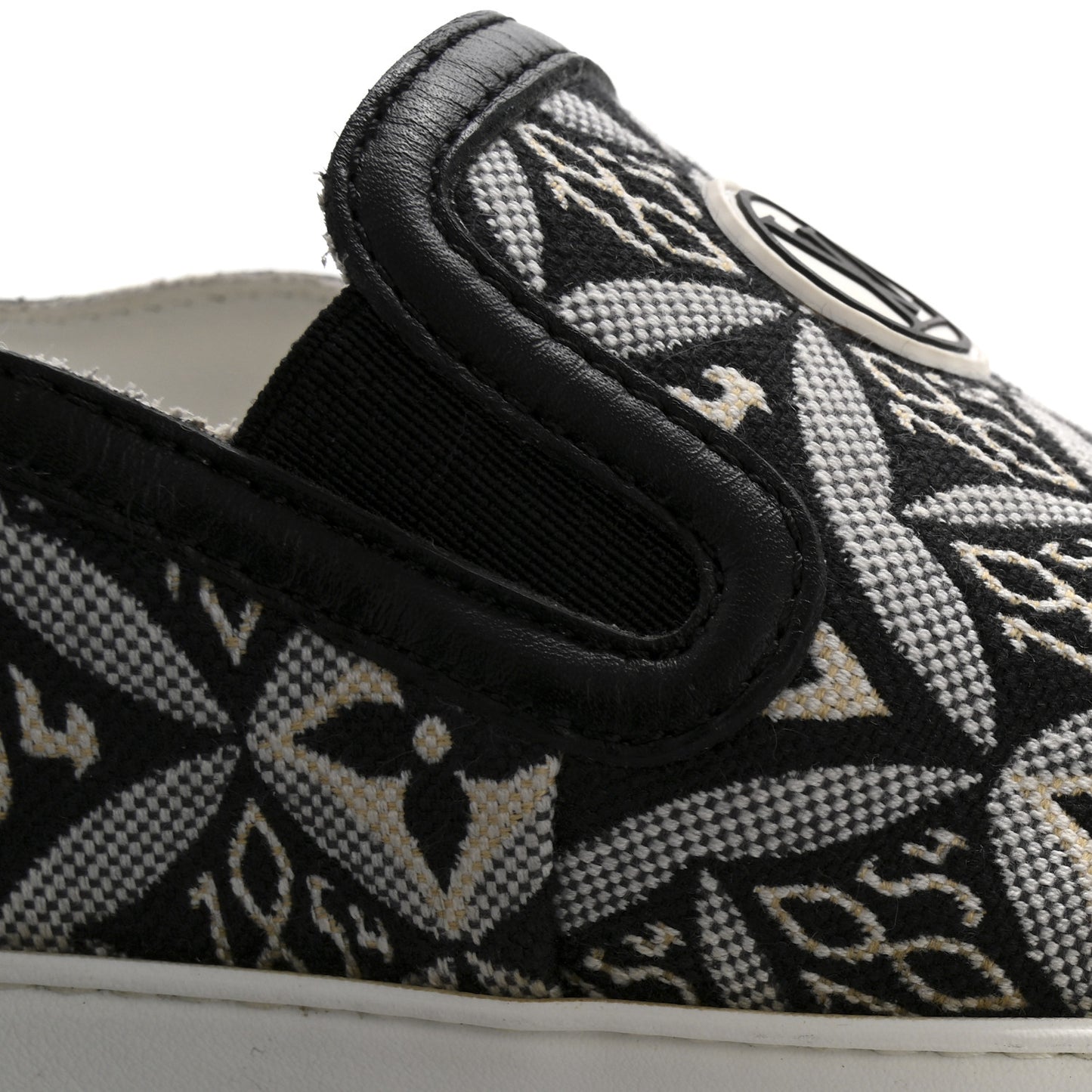 Jacquard Since 1854 Playtime Slip On Sneakers 37 Black