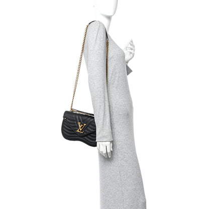 Louis Vuitton Calfskin New Wave Chain PM Black 2 of 10