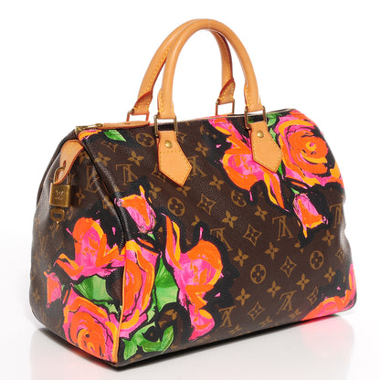 Louis Vuitton Monogram Roses Speedy 30 3 of 7
