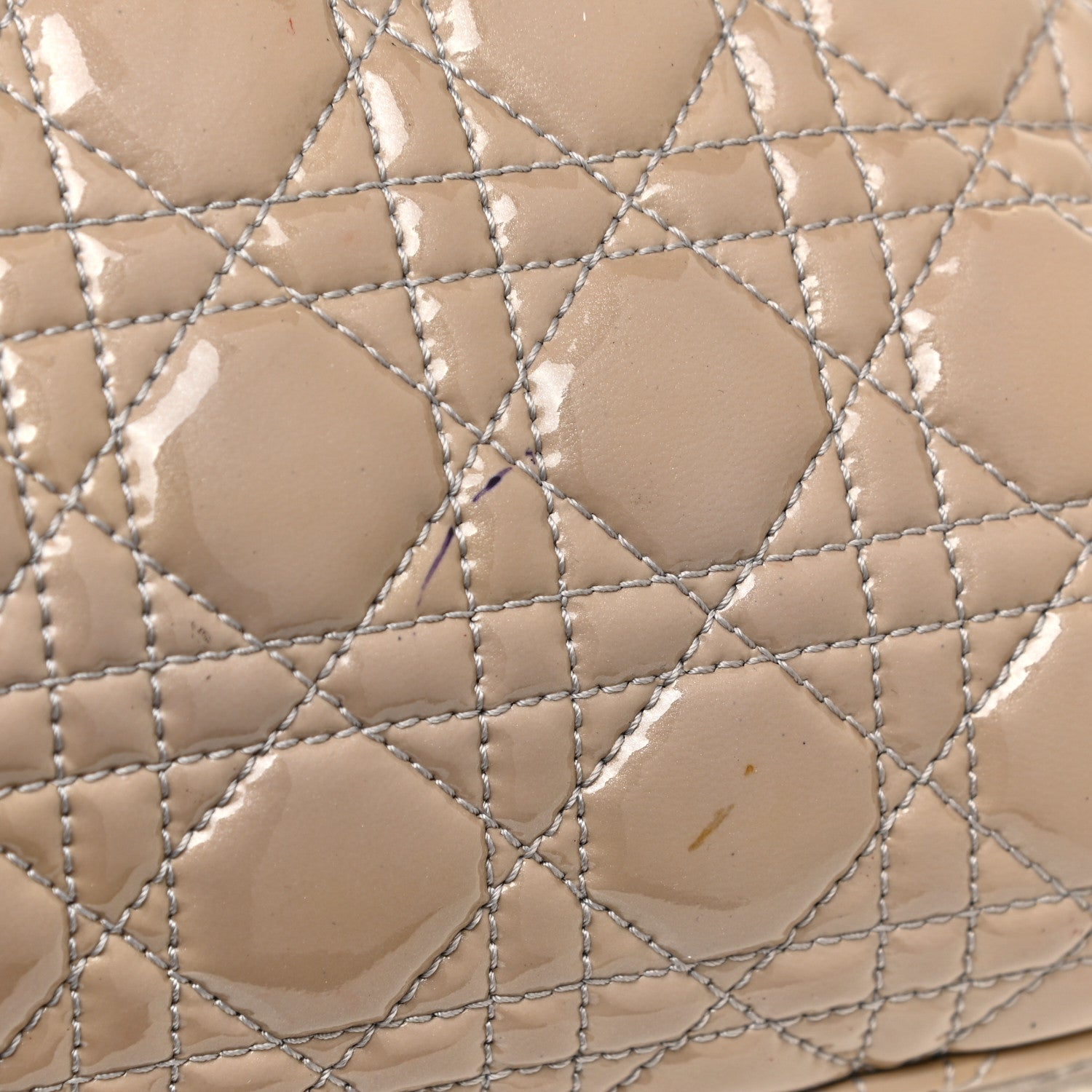 Christian Dior Patent Cannage Large Dior Soft Shopping Tote Beige 22 of 25