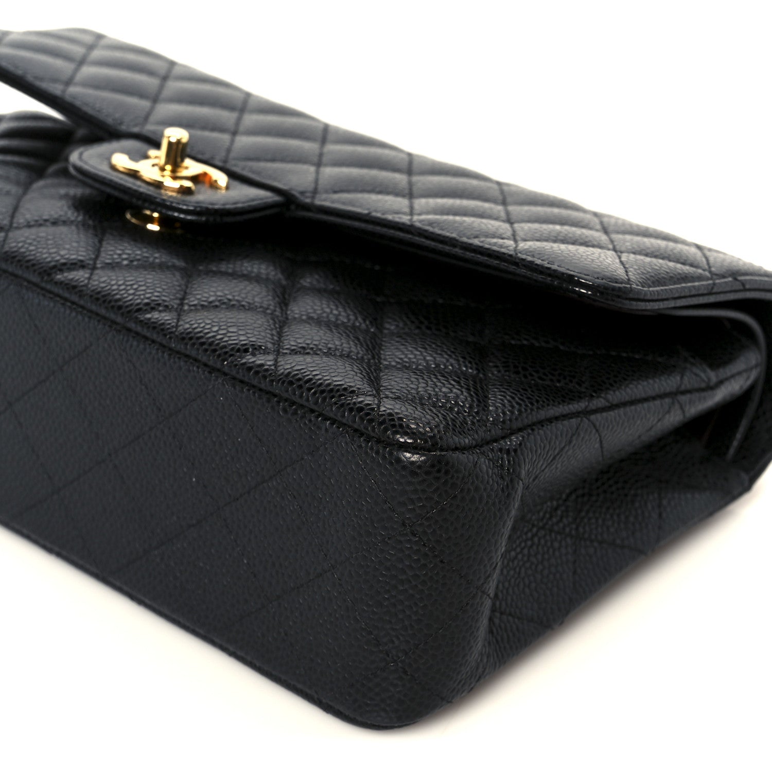 Chanel Caviar Quilted Medium Double Flap Black 11 of 11