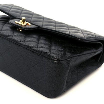 Chanel Caviar Quilted Medium Double Flap Black 11 of 11