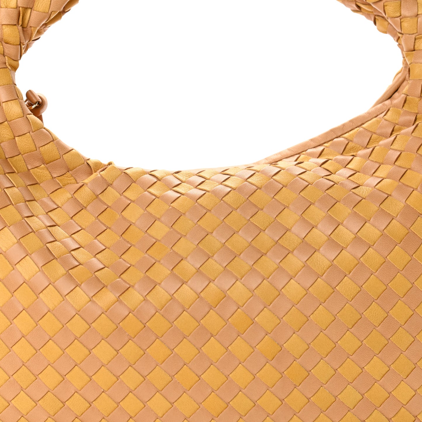 Nappa Intrecciato Bi-Color Medium Veneta Hobo