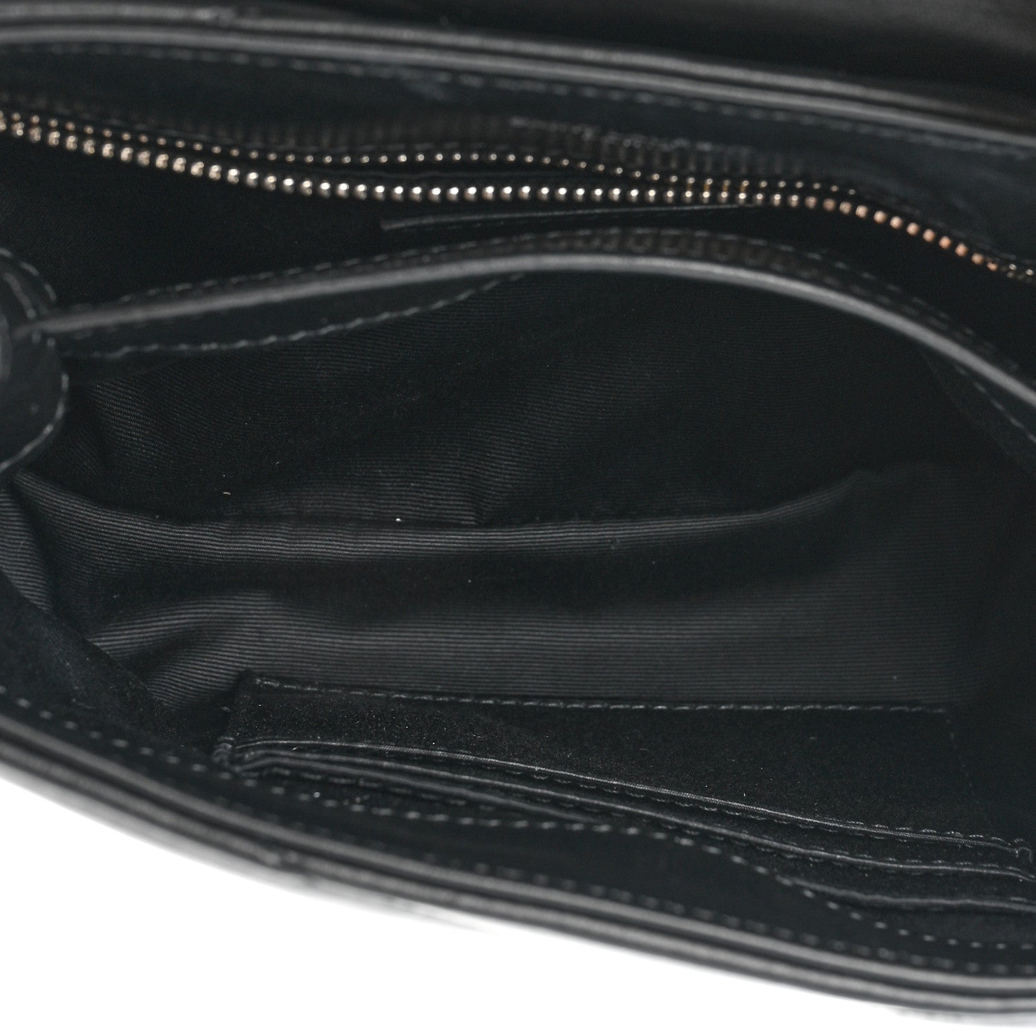 Saint Laurent Calfskin Y Quilted Monogram Toy Loulou Crossbody Bag Black 5 of 11