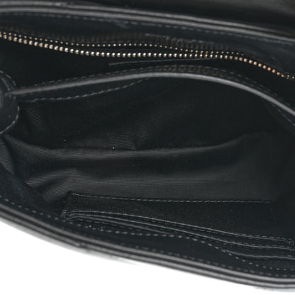 Saint Laurent Calfskin Y Quilted Monogram Toy Loulou Crossbody Bag Black 5 of 11