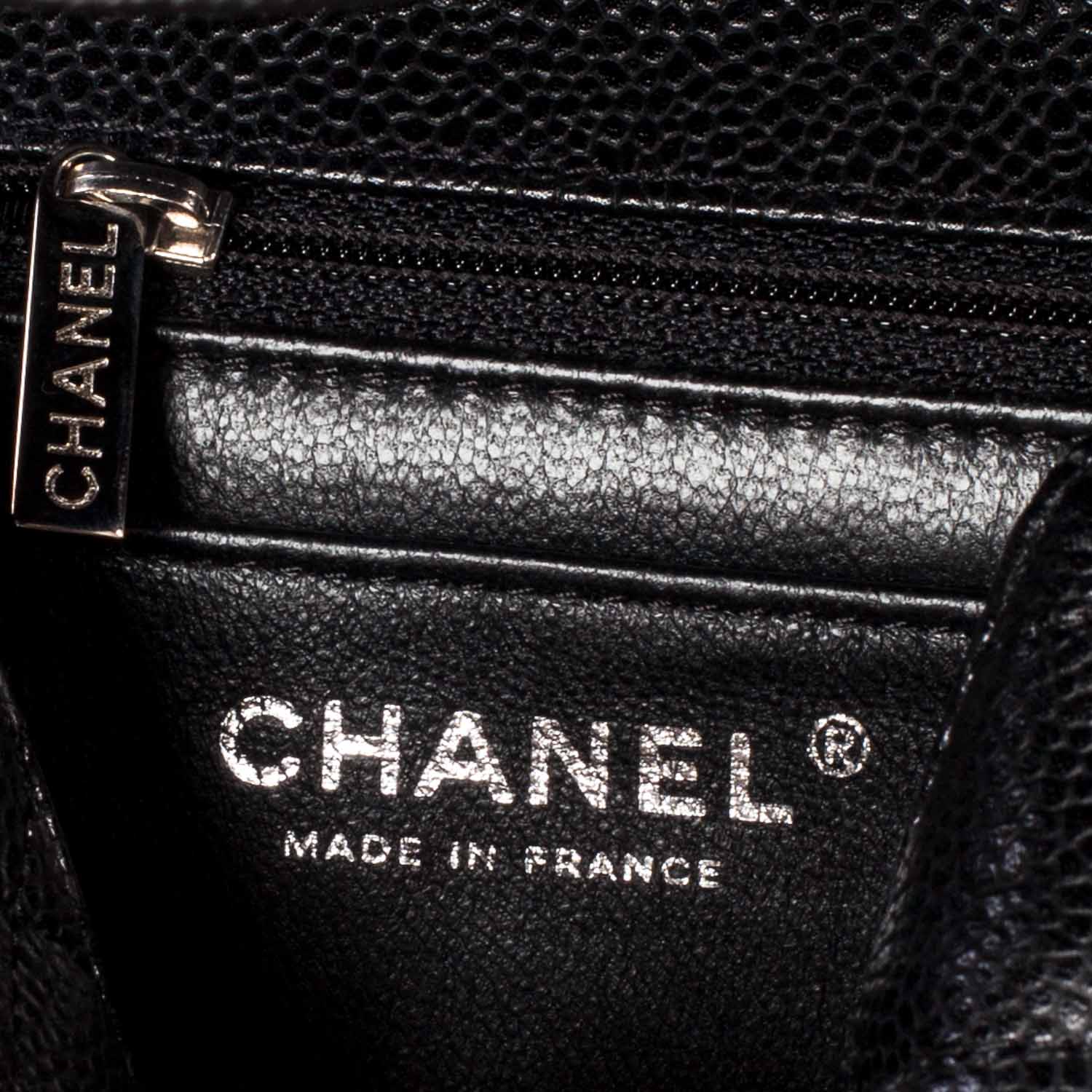 Chanel Caviar Quilted Mini Flap Black SHW 9 of 11