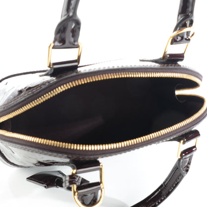 Louis Vuitton Vernis Alma BB Amarante 8 of 8