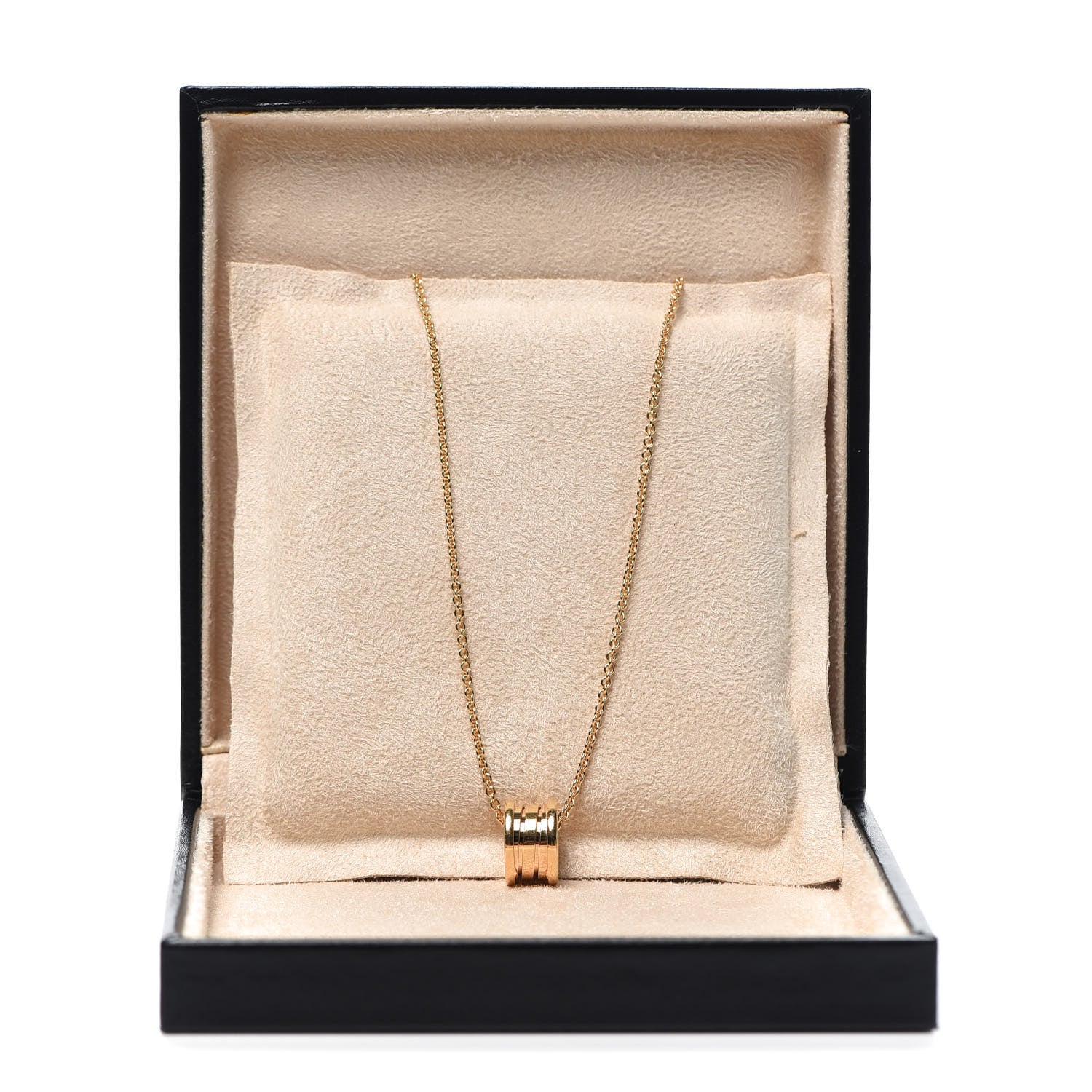 Bulgari 18K Yellow Gold B.Zero1 Pendant Necklace 7 of 7