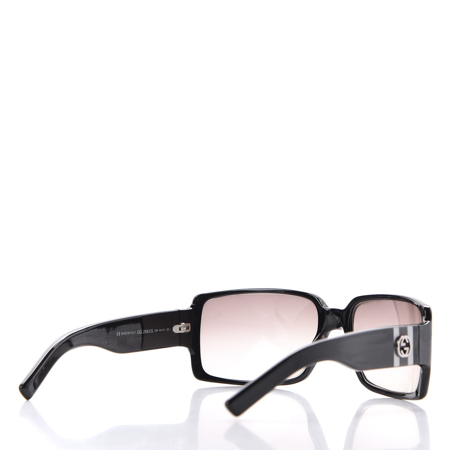 Gucci Square Frame GG 2563/S Sunglasses Black 4 of 6