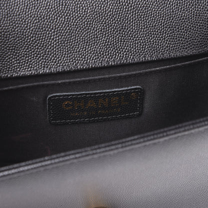 Chanel Caviar Quilted Small Boy Flap Black 5 of 10