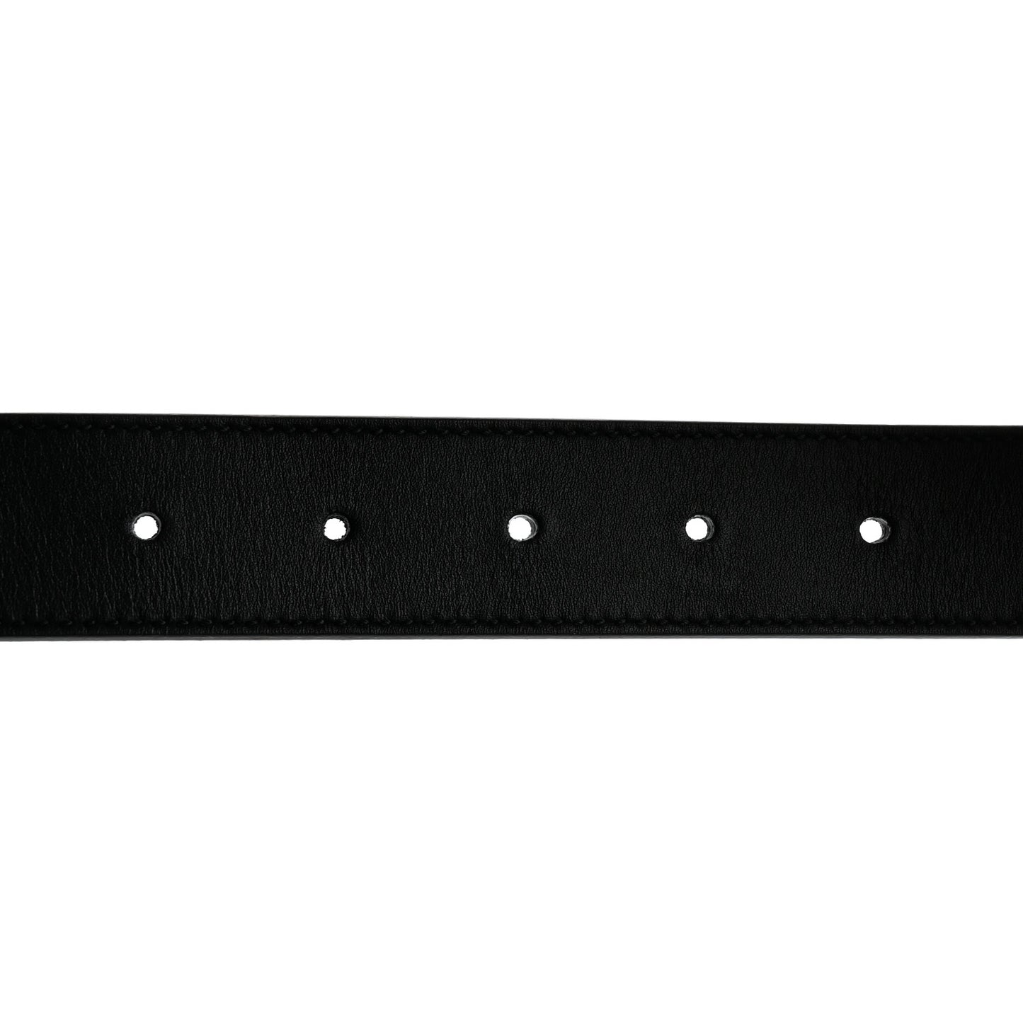 Moon Calfskin Double G 30mm Belt 75 30 Black