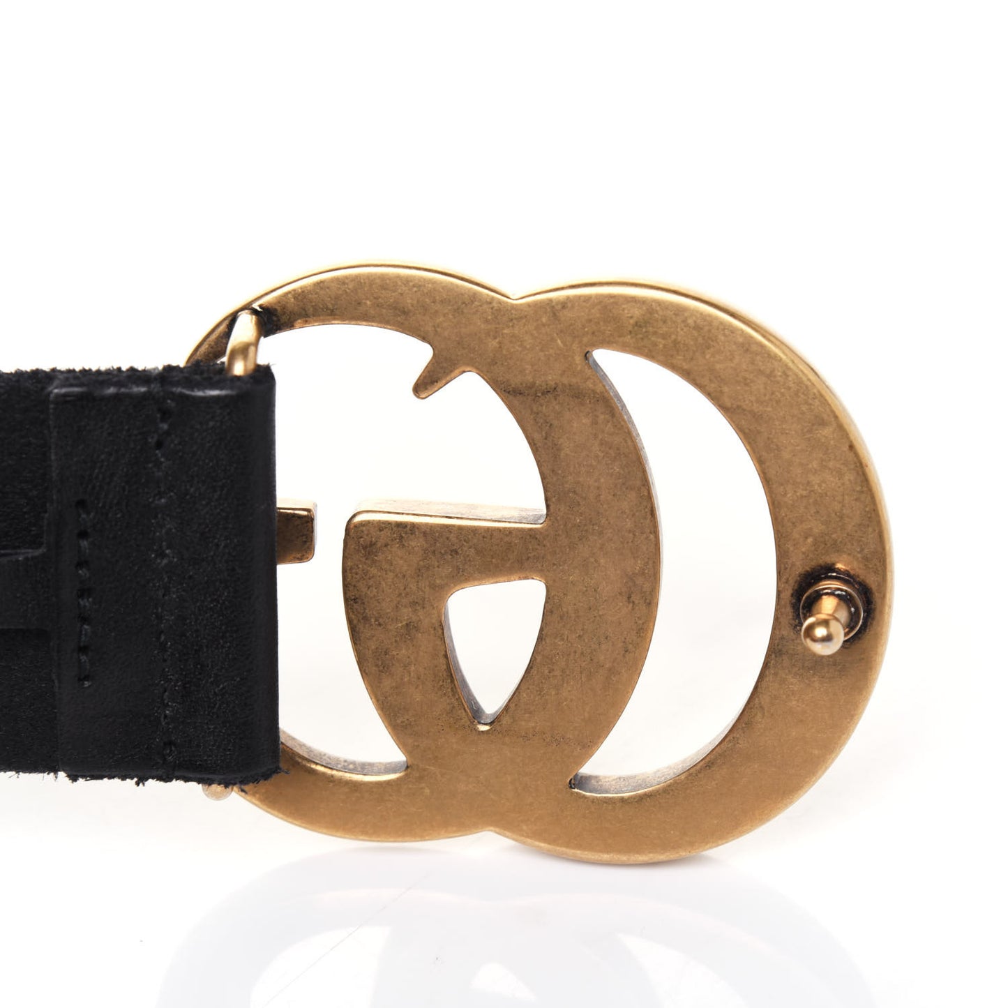 Faded Calfskin Double G 40mm Belt 80 32 Black