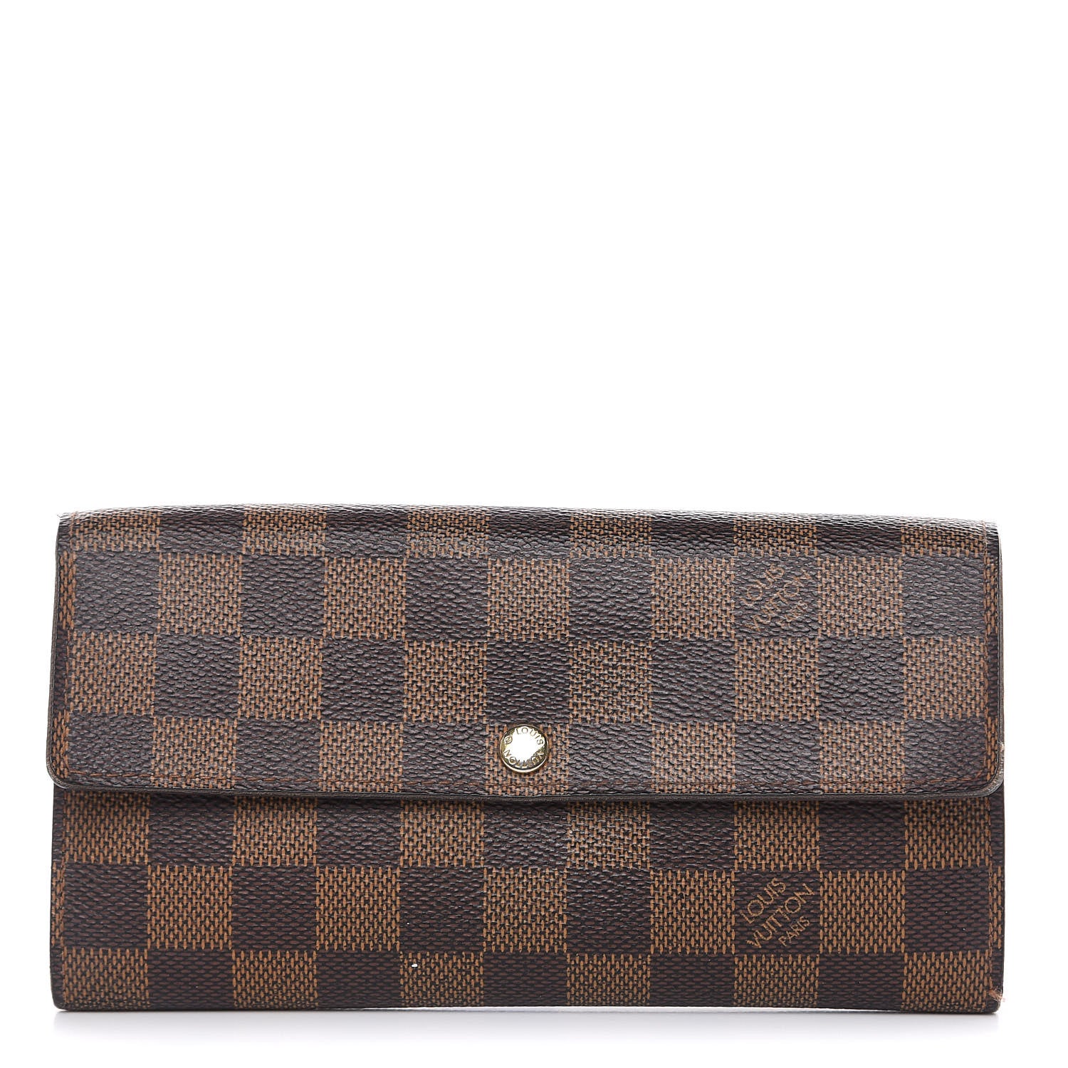 Louis Vuitton Damier Ebene Sarah Wallet 1 of 14