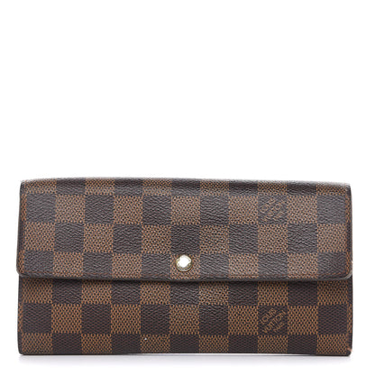 Louis Vuitton Damier Ebene Sarah Wallet 1 of 14