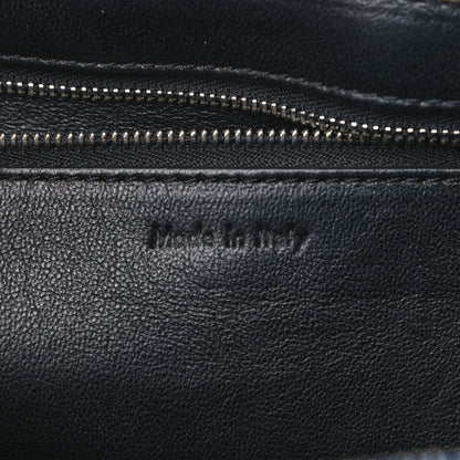 Celine Drummed Calfskin Medium Edge Shoulder Bag Ocean Blue 8 of 18